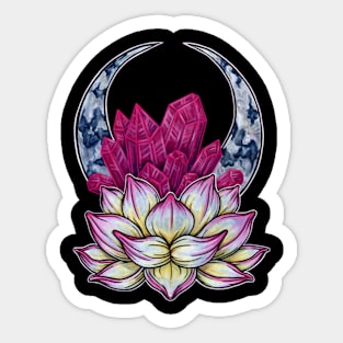 Crystal Lotus Sticker